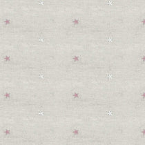 Embroidered Union Star Pink Fabric by the Metre